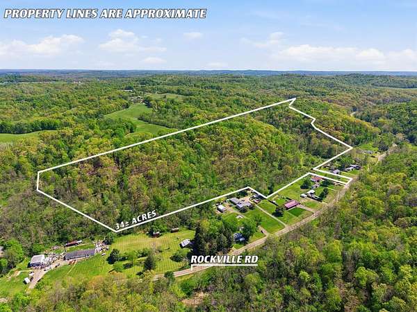 34.5 Acres of Recreational Land for Sale in Blue Rock, Ohio