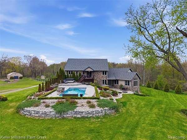 10 Acres of Land with Home for Sale in Clarkston, Michigan
