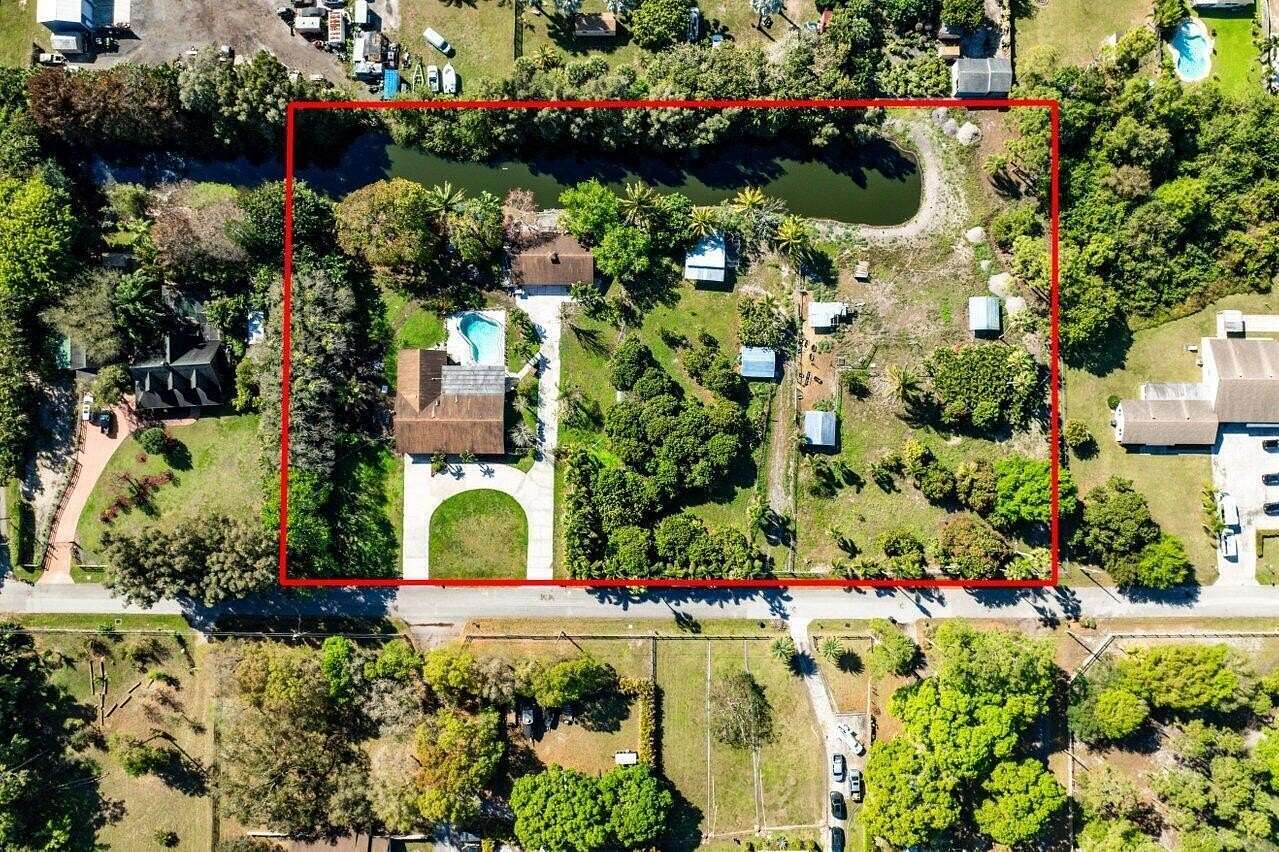 3.5 Acres of Land with Home for Lease in Lake Worth Beach, Florida