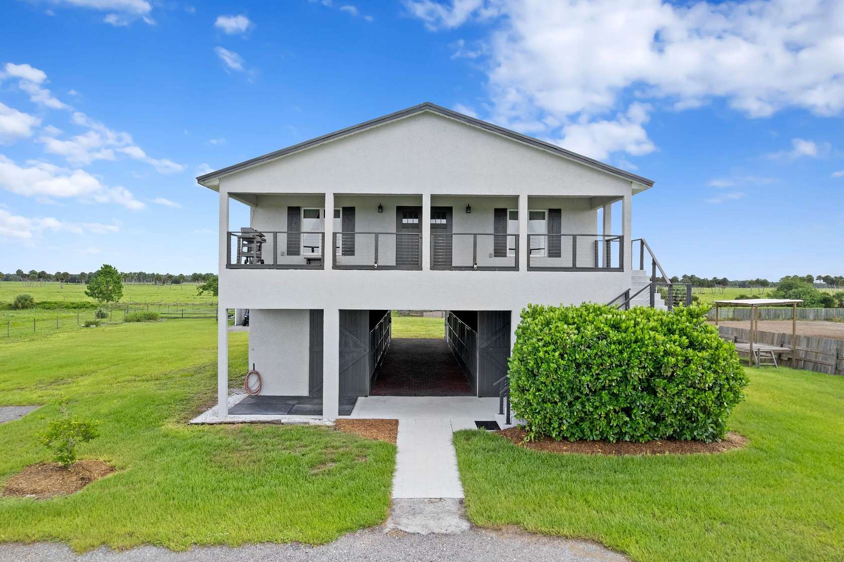 8.65 Acres of Land with Home for Sale in Okeechobee, Florida