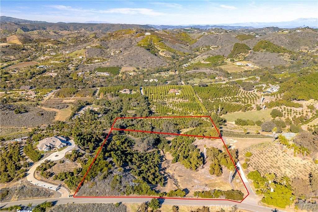 4.62 Acres of Residential Land for Sale in Temecula, California