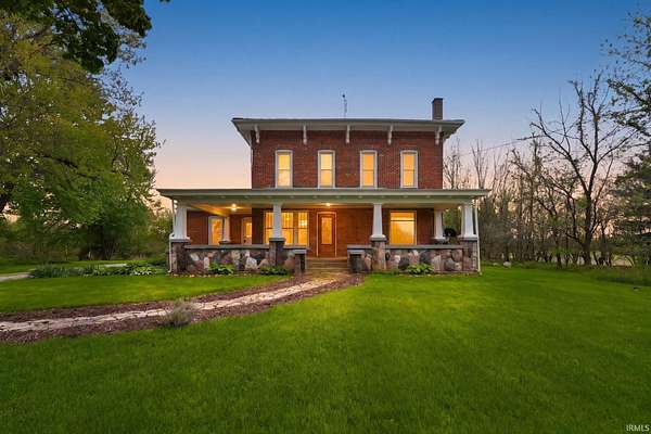20 Acres of Land with Home for Sale in Wolcottville, Indiana