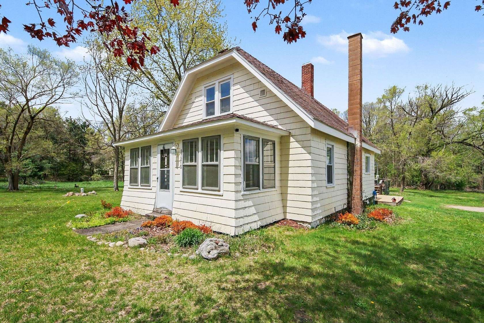 3.5 Acres of Land with Home for Sale in Big Rapids, Michigan