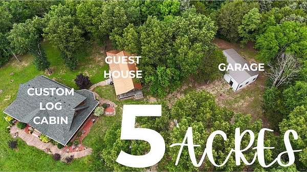 5 Acres of Land with Home for Sale in Eagle Rock, Missouri