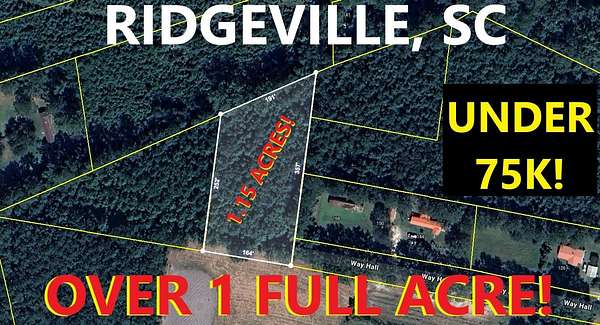 1.15 Acres of Residential Land for Sale in Ridgeville, South Carolina