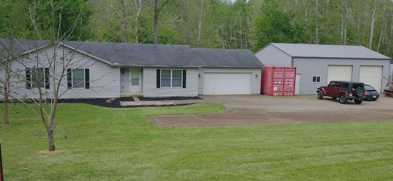 13.8 Acres of Land with Home for Sale in Guilford, Indiana