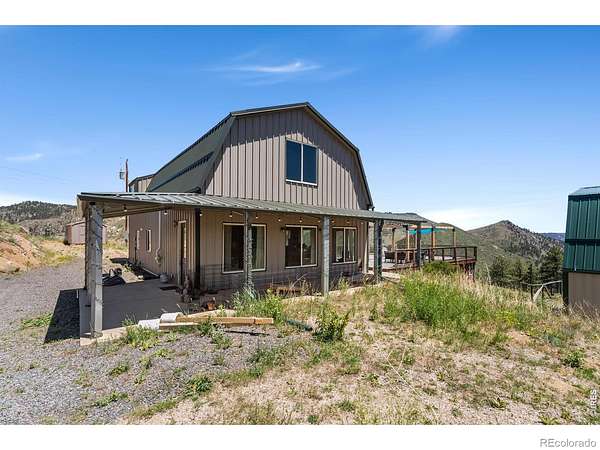 5 Acres of Land with Home for Sale in Bellvue, Colorado