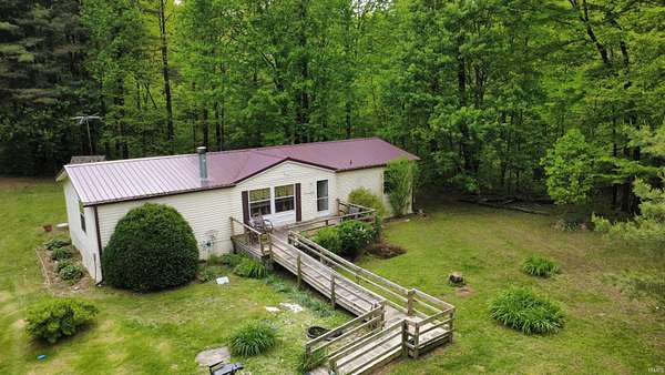 12.2 Acres of Land with Home for Sale in Poland, Indiana