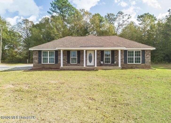 9.7 Acres of Land with Home for Sale in Saucier, Mississippi