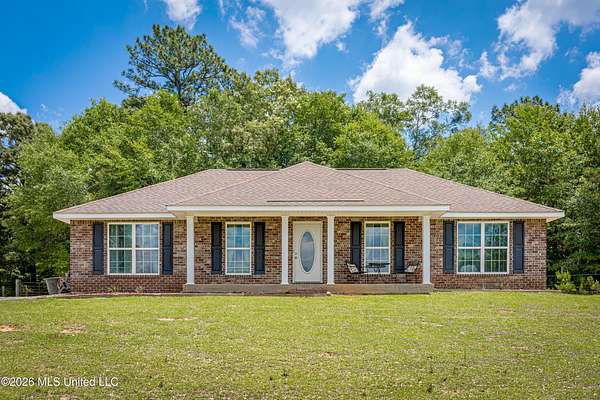 9.7 Acres of Land with Home for Sale in Saucier, Mississippi