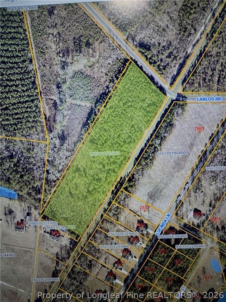 8.2 Acres of Residential Land for Sale in Linden, North Carolina