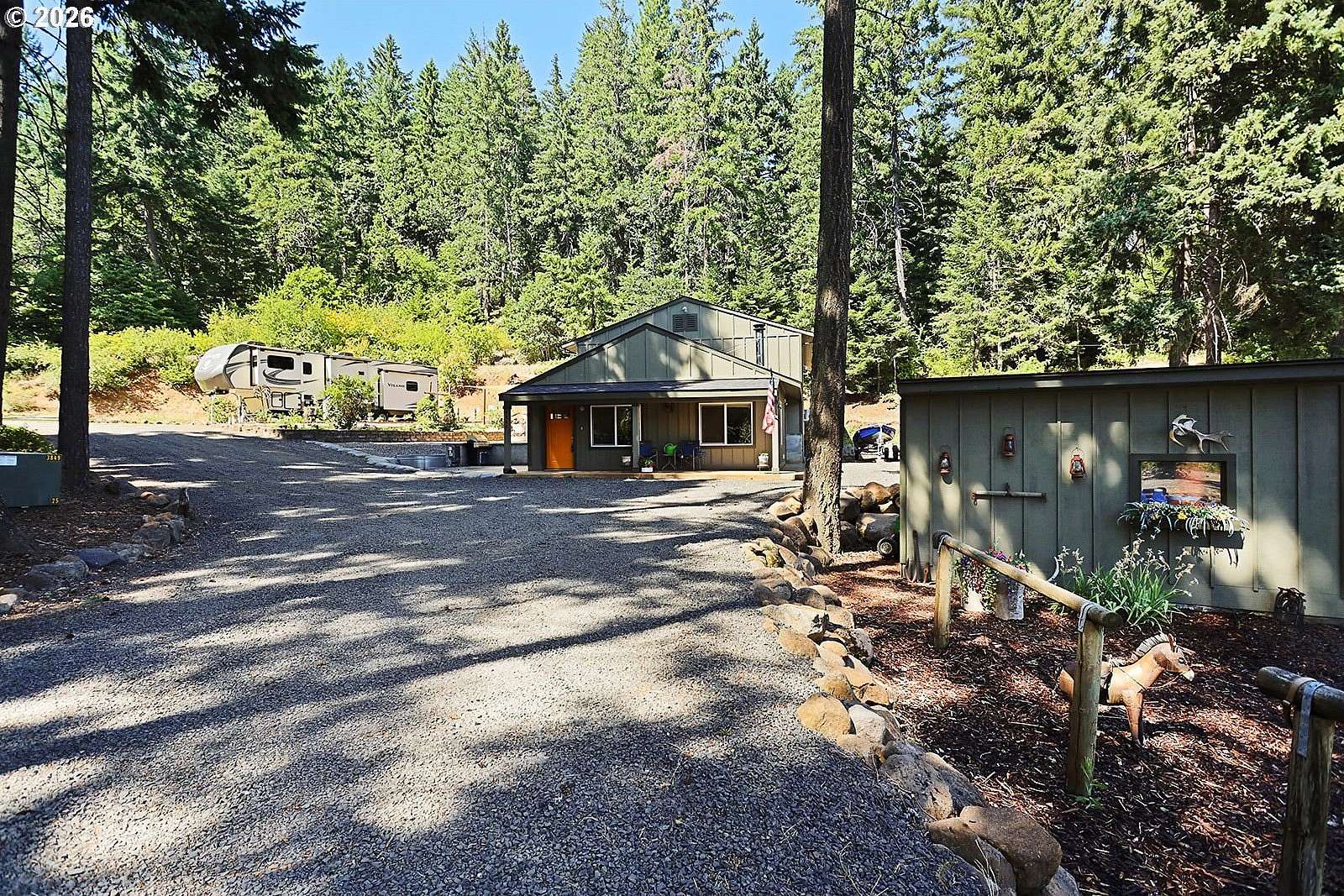 3.27 Acres of Land with Home for Sale in Parkdale, Oregon
