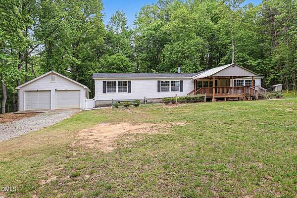 2.23 Acres of Land with Home for Sale in Rougemont, North Carolina
