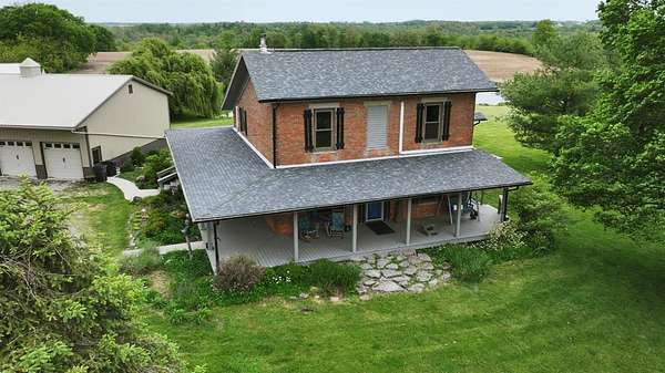 28 Acres of Agricultural Land with Home for Sale in Cedar Grove, Indiana