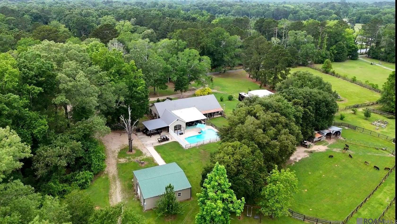 12.6 Acres of Land with Home for Sale in Ethel, Louisiana