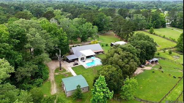 12.6 Acres of Land with Home for Sale in Ethel, Louisiana