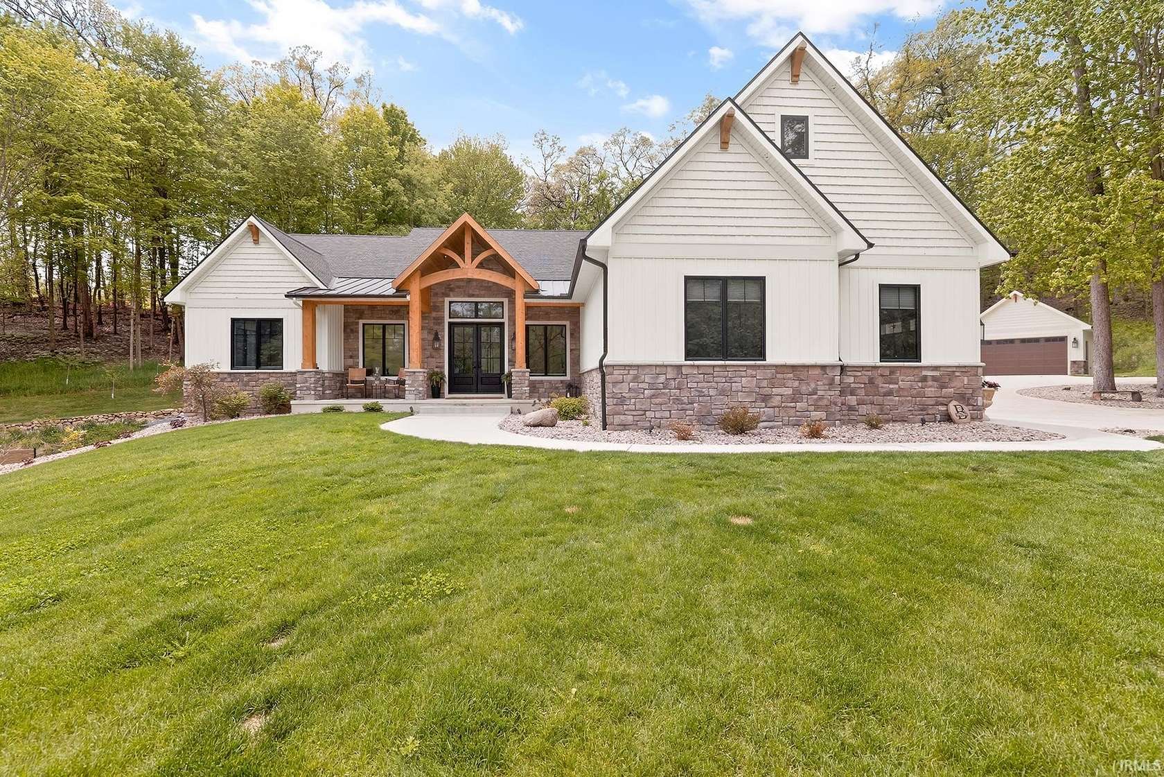 4 Acres of Land with Home for Sale in Bristol, Indiana