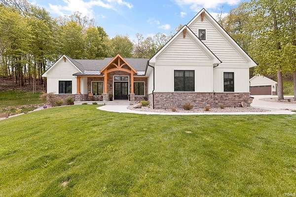4 Acres of Land with Home for Sale in Bristol, Indiana