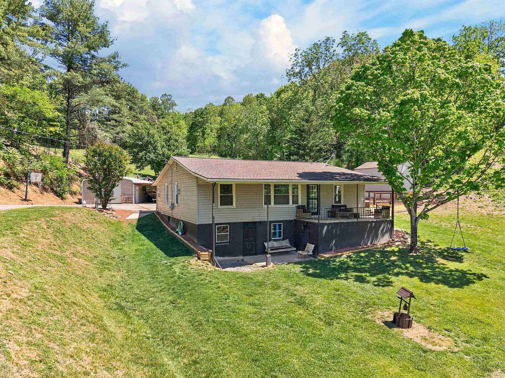 3.71 Acres of Land with Home for Sale in Shawsville, Virginia