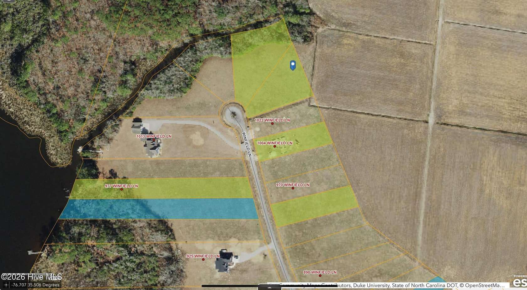 2 Acres of Residential Land for Sale in Pinetown, North Carolina