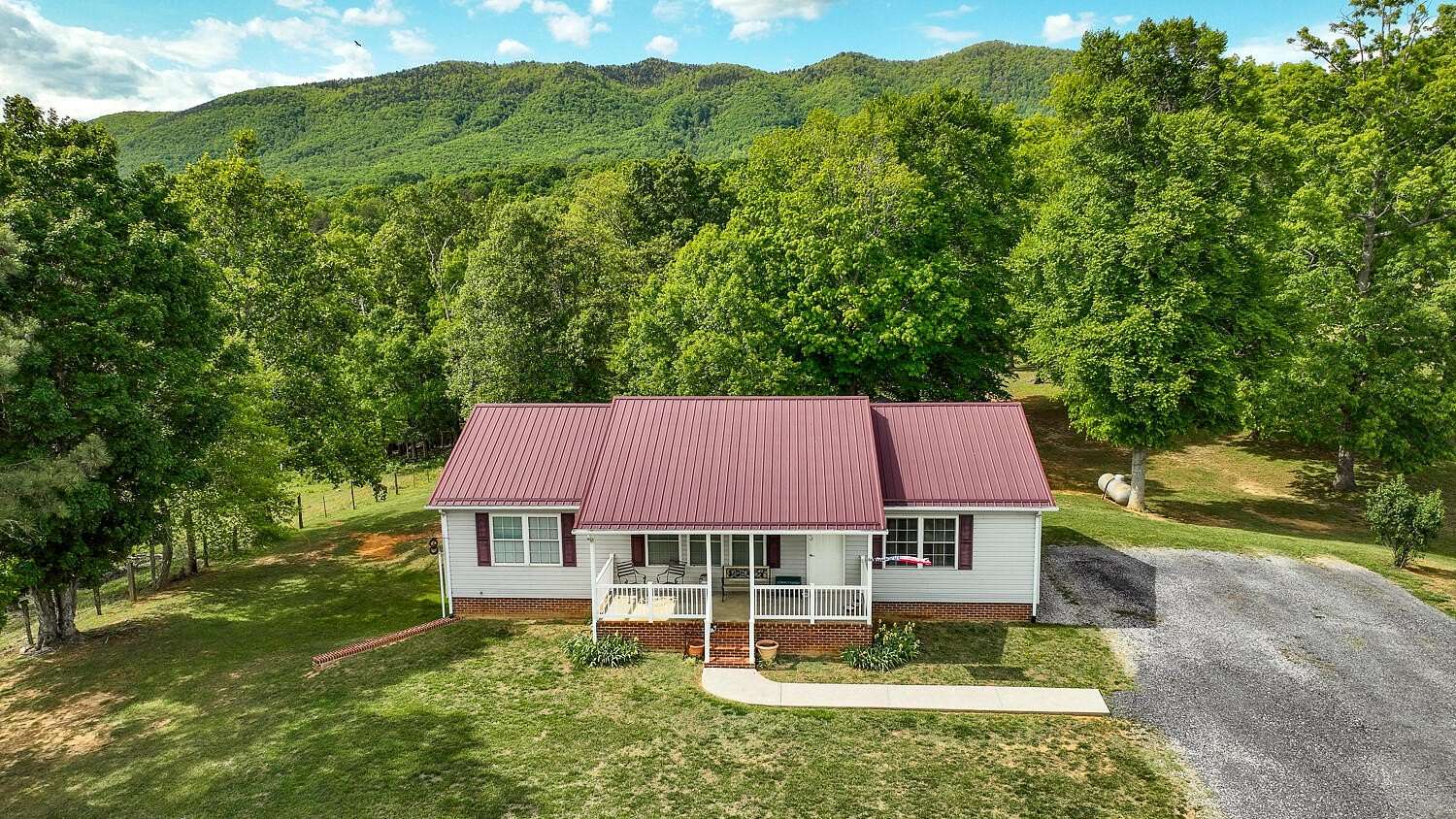 5 Acres of Land with Home for Sale in Eagle Rock, Virginia