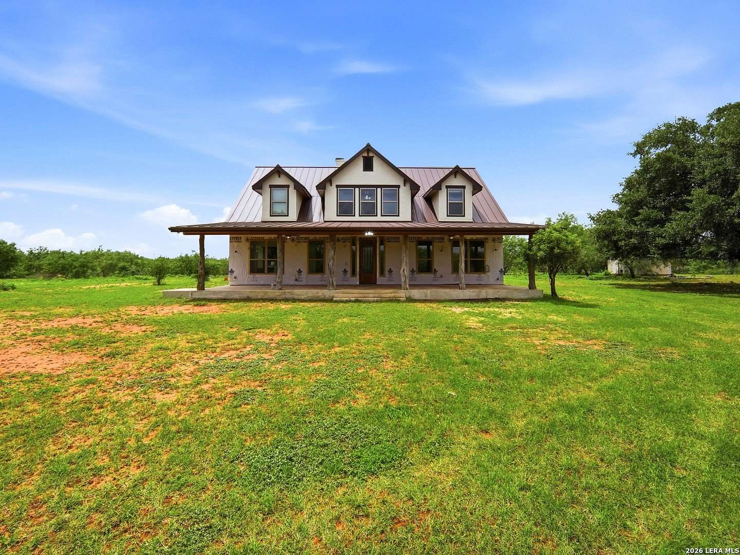 45.7 Acres of Recreational Land with Home for Sale in Yancey, Texas