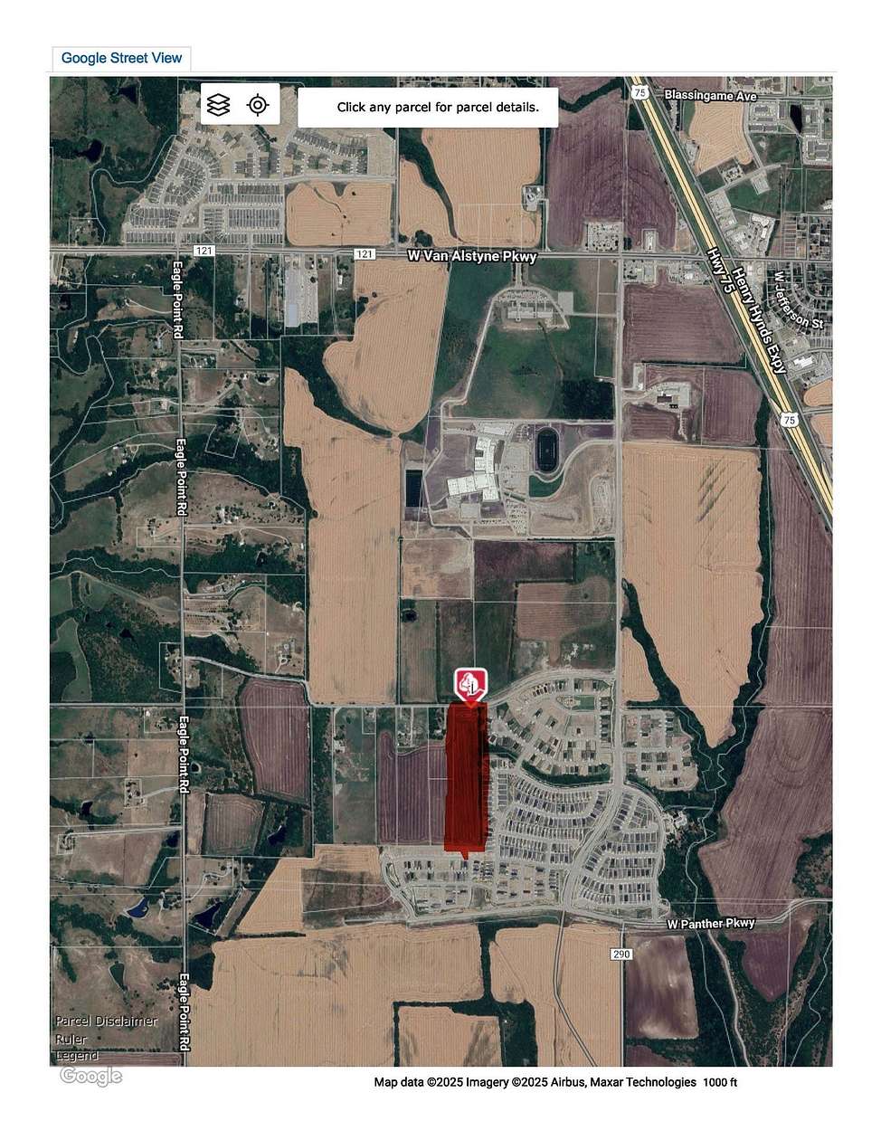 15.4 Acres of Land for Sale in Van Alstyne, Texas