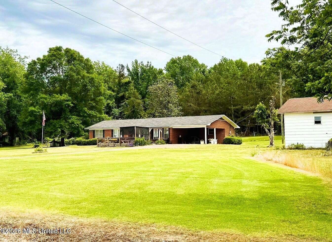 3.6 Acres of Land with Home for Sale in Bruce, Mississippi