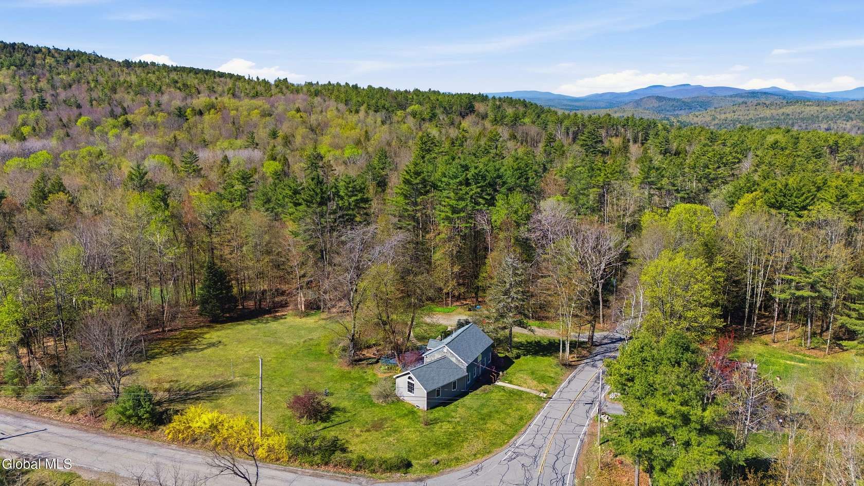5.1 Acres of Land with Home for Sale in Diamond Point, New York