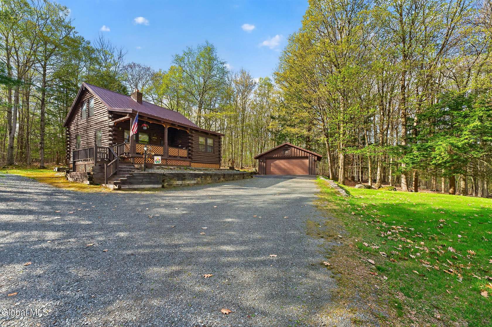 3.58 Acres of Land with Home for Sale in Sand Lake, New York