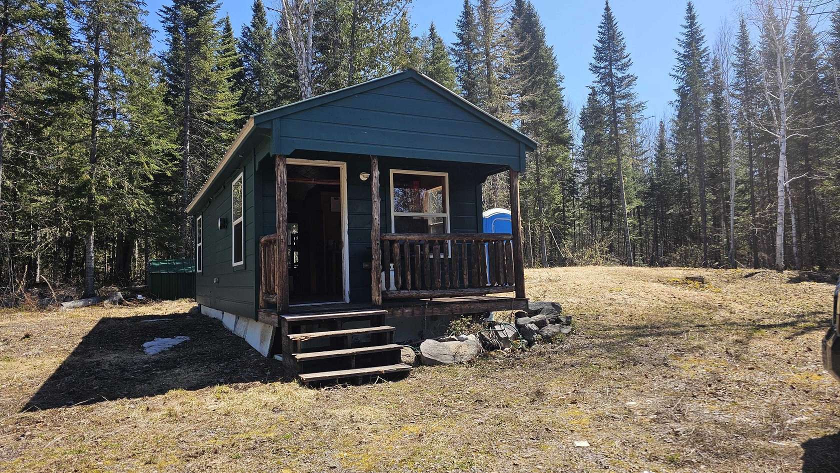 24.5 Acres of Recreational Land with Home for Sale in Portage Lake Town, Maine
