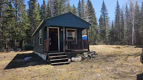 24.5 Acres of Recreational Land with Home for Sale in Portage Lake Town, Maine