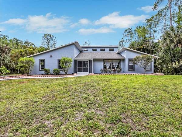 2.5 Acres of Land with Home for Sale in Naples, Florida