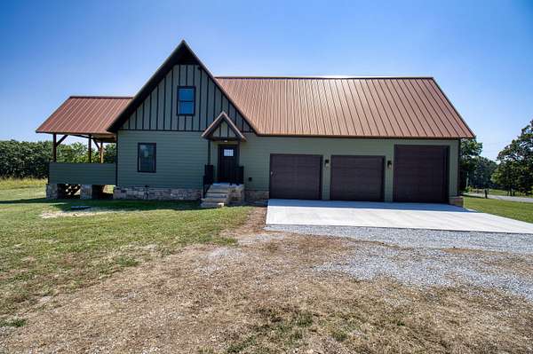 38.9 Acres of Land with Home for Sale in Goodman, Missouri