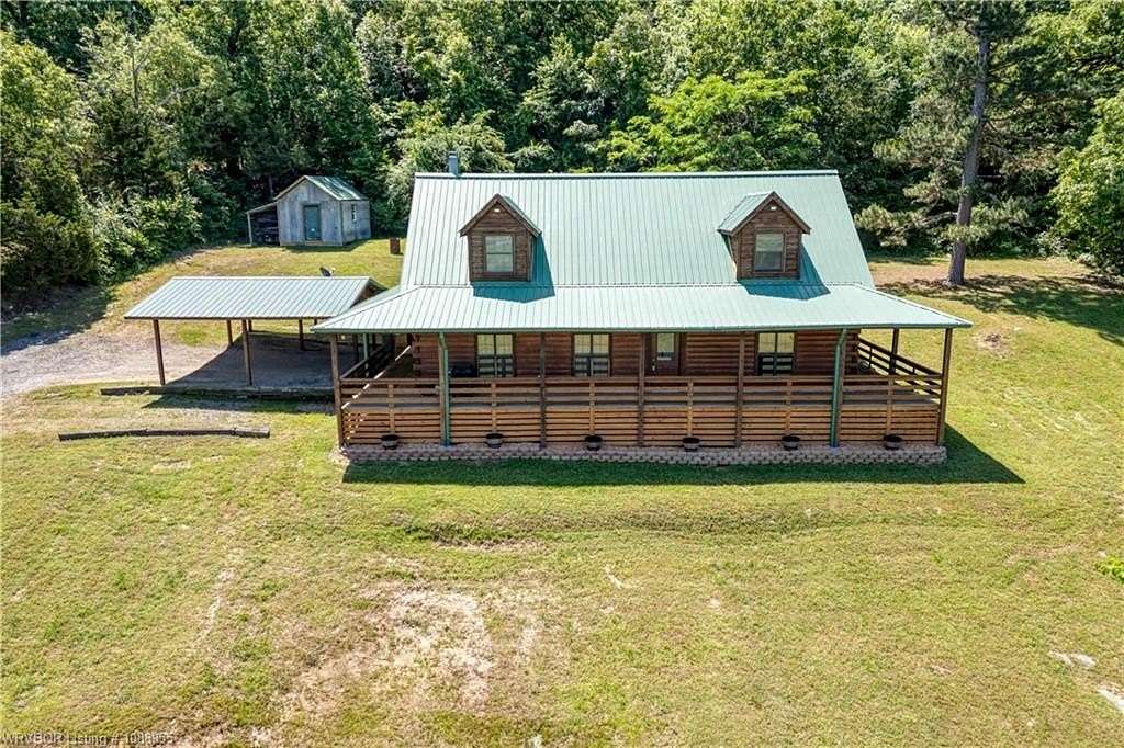 16 Acres of Recreational Land with Home for Sale in Greenwood, Arkansas
