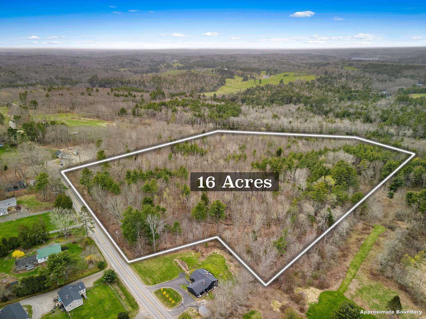 16 Acres of Recreational & Residential Land for Sale in Warren, Maine