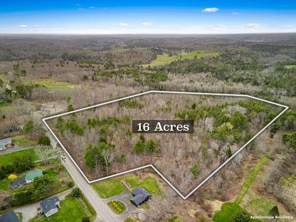 16 Acres of Recreational & Residential Land for Sale in Warren, Maine