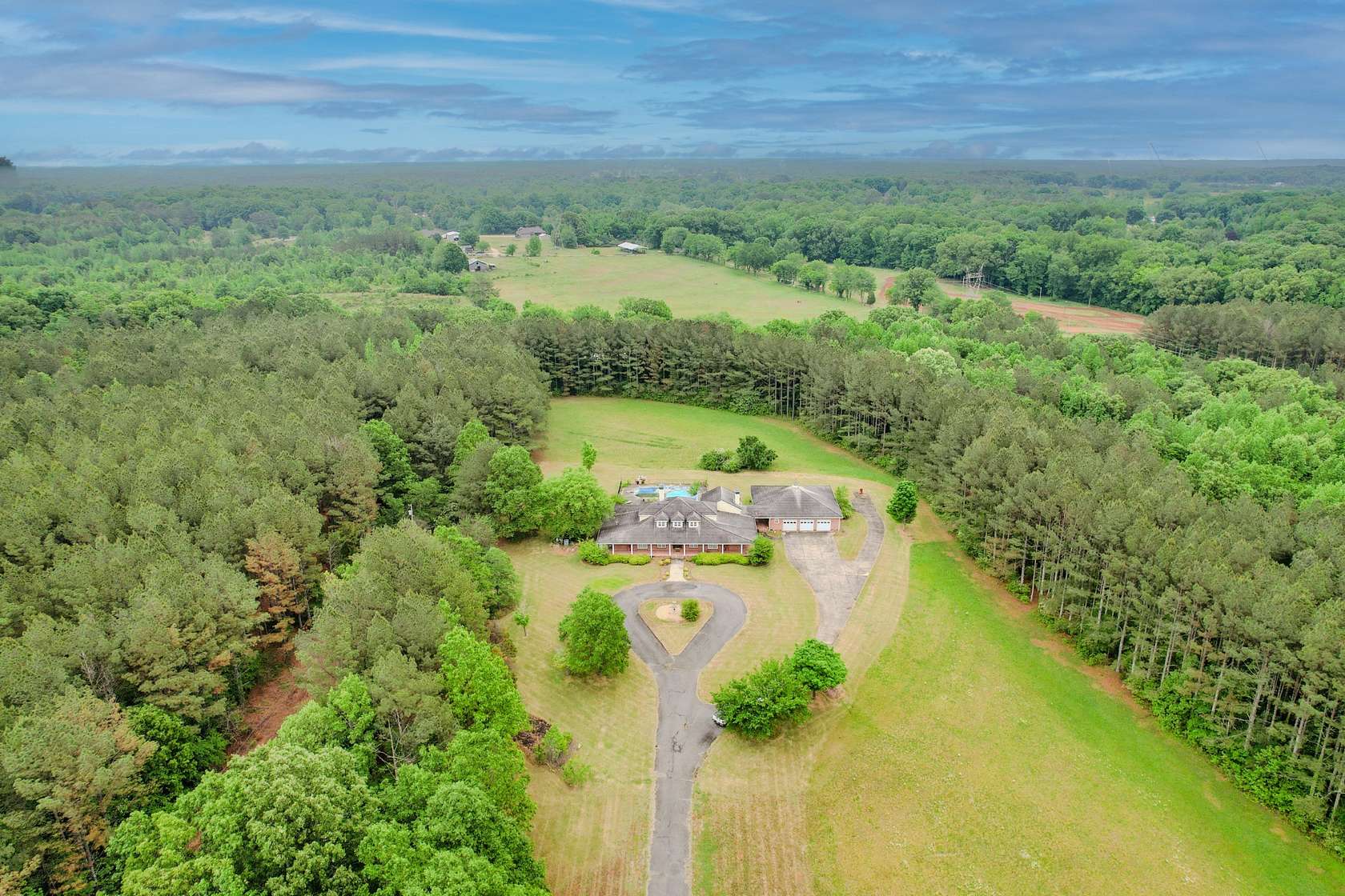 80 Acres of Recreational Land with Home for Sale in Florence, Alabama