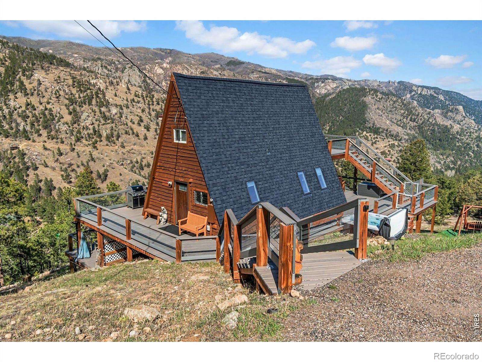 3.34 Acres of Land with Home for Sale in Glen Haven, Colorado