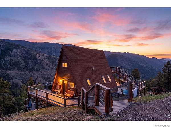 3.34 Acres of Land with Home for Sale in Glen Haven, Colorado