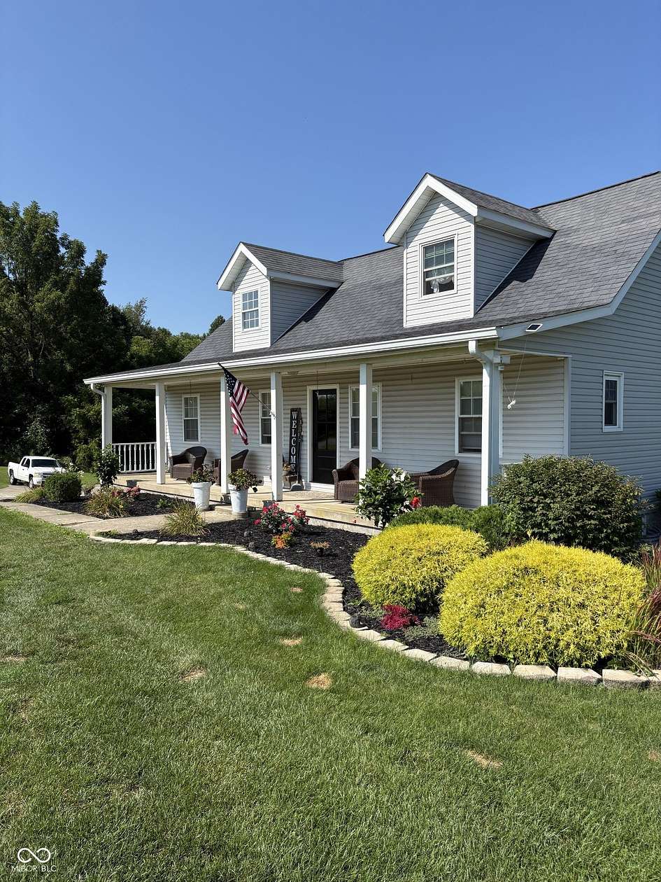 10 Acres of Land with Home for Sale in Connersville, Indiana
