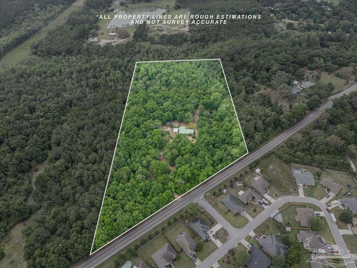 12.2 Acres of Land with Home for Sale in Pensacola, Florida