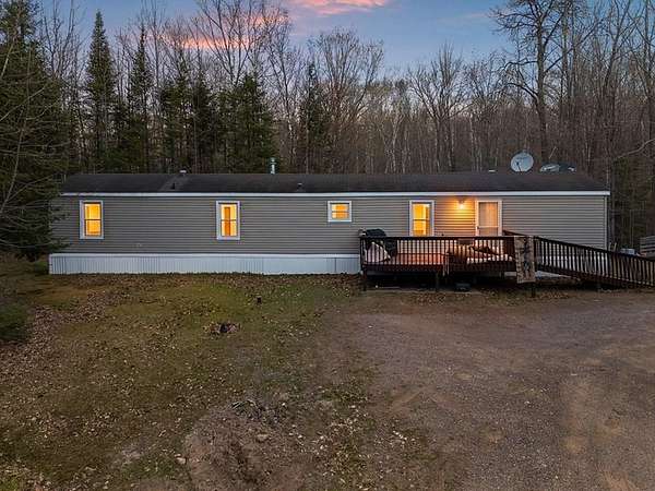 5.87 Acres of Land with Home for Sale in Mountain, Wisconsin