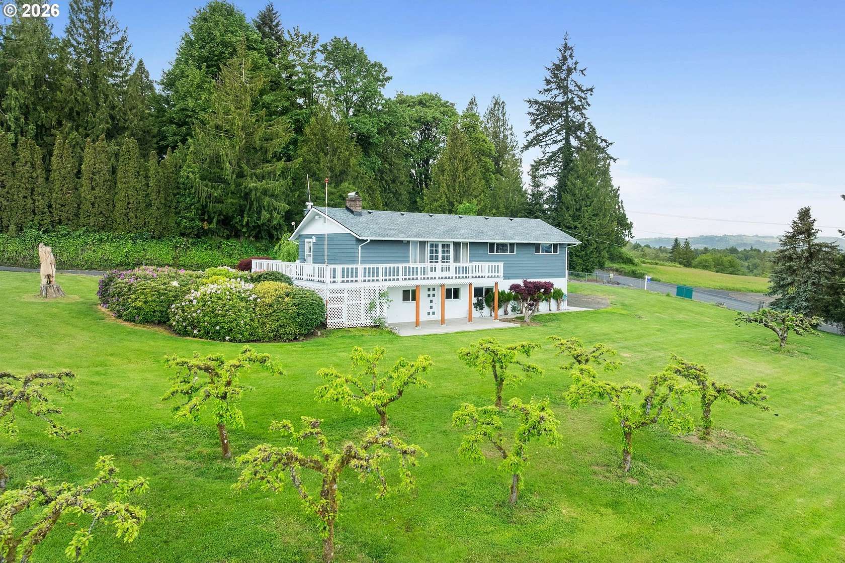 2.48 Acres of Land with Home for Sale in Deer Island, Oregon