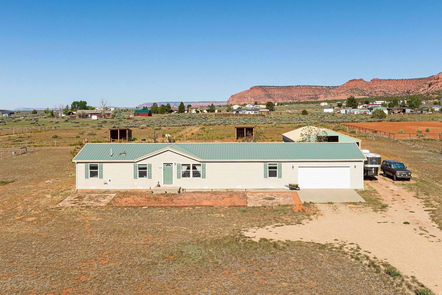 5.16 Acres of Land with Home for Sale in Kanab, Utah