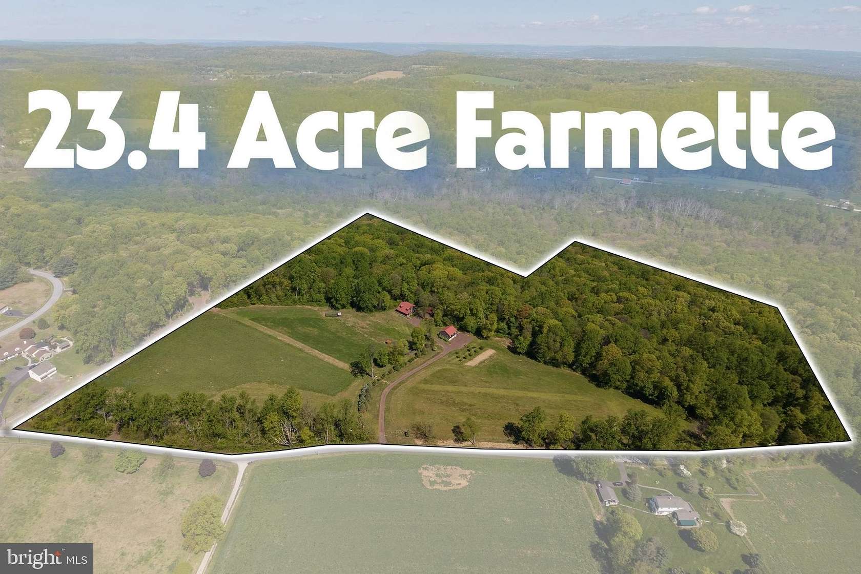 23.4 Acres of Land with Home for Sale in Pottstown, Pennsylvania