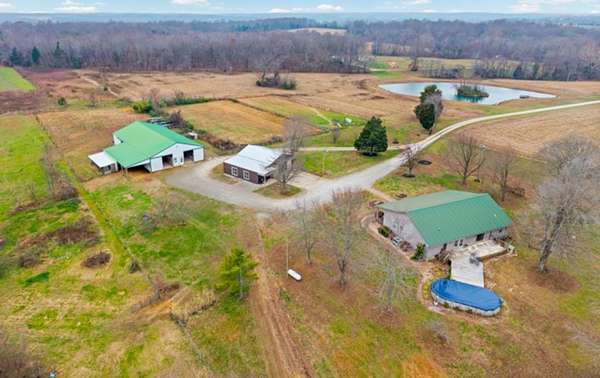 7.86 Acres of Land with Home for Sale in Crofton, Kentucky