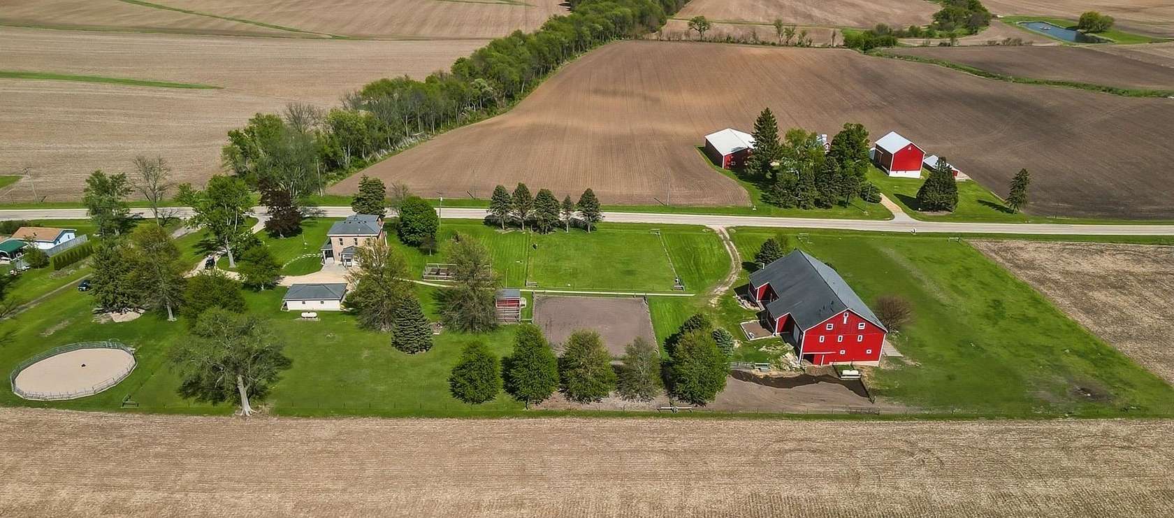 5.89 Acres of Land with Home for Sale in Leaf River, Illinois