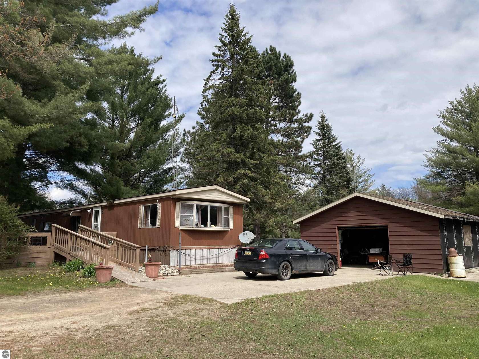 10 Acres of Recreational Land with Home for Sale in West Branch, Michigan