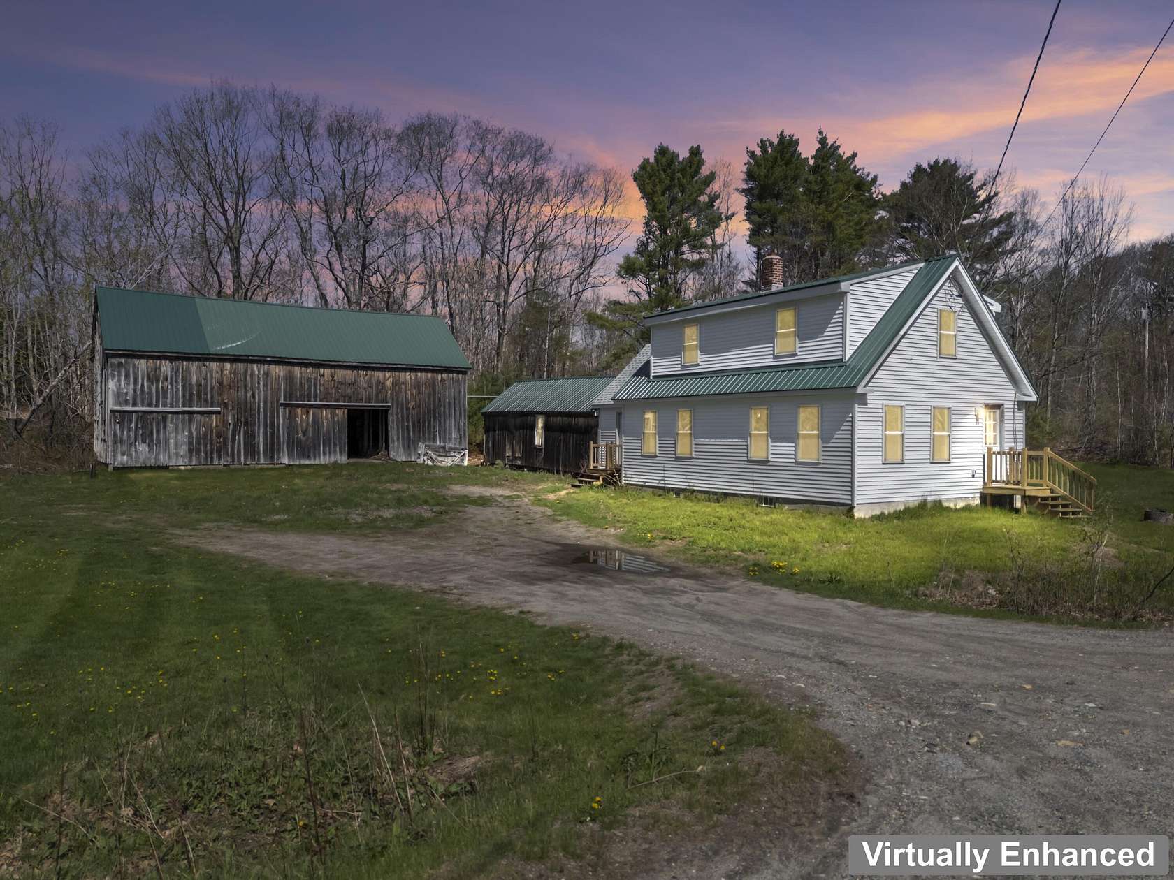 25.5 Acres of Land with Home for Sale in Richmond, Maine
